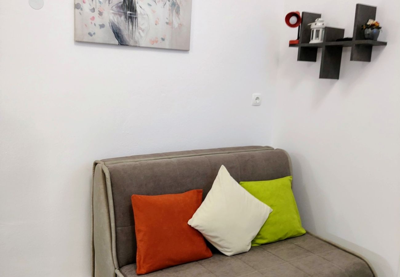 Ferienwohnung in Drašnice - Ferienwohnung in Drašnice mit Meerblick, Loggia, Klimaanlage, W-LAN (3586-3)