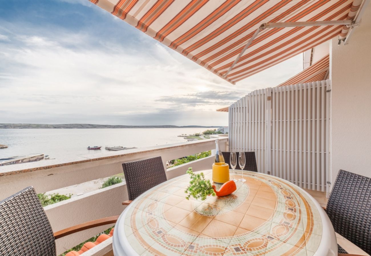 Ferienwohnung in Kustici - Ferienwohnung in Kustici mit Meerblick, Balkon, Klimaanlage, W-LAN (3589-4)