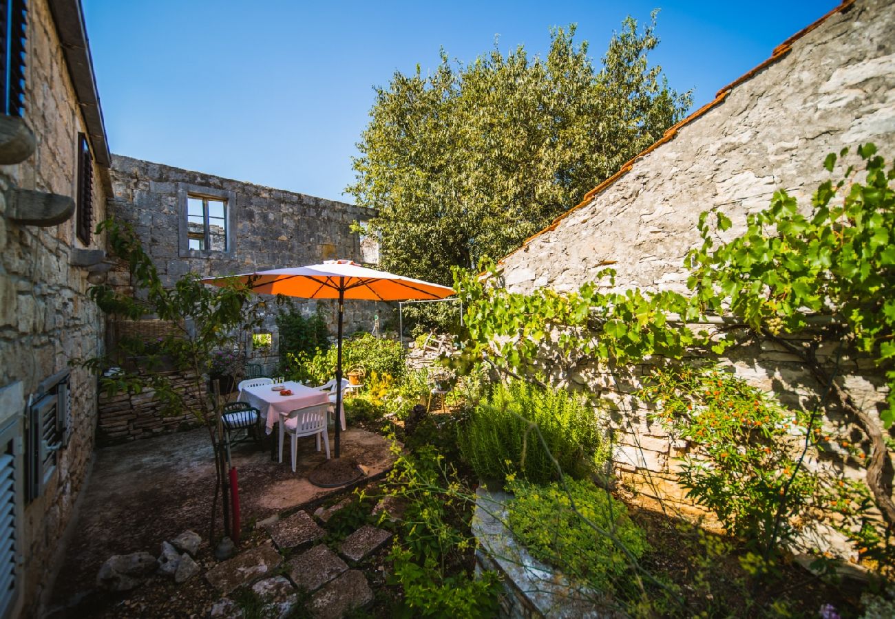 Ferienhaus in Žrnovo - Ferienhaus in Žrnovo mit Terrasse, Klimaanlage, W-LAN (3709-2)