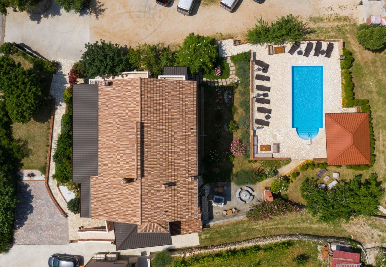 Ferienwohnung in Mundanije - Ferienwohnung in Mundanije mit Meerblick, Terrasse, Klimaanlage, W-LAN (3748-1)