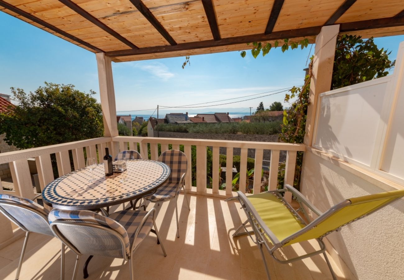 Ferienwohnung in Bol - Ferienwohnung in Bol mit Meerblick, Terrasse, Klimaanlage, W-LAN (3757-2)