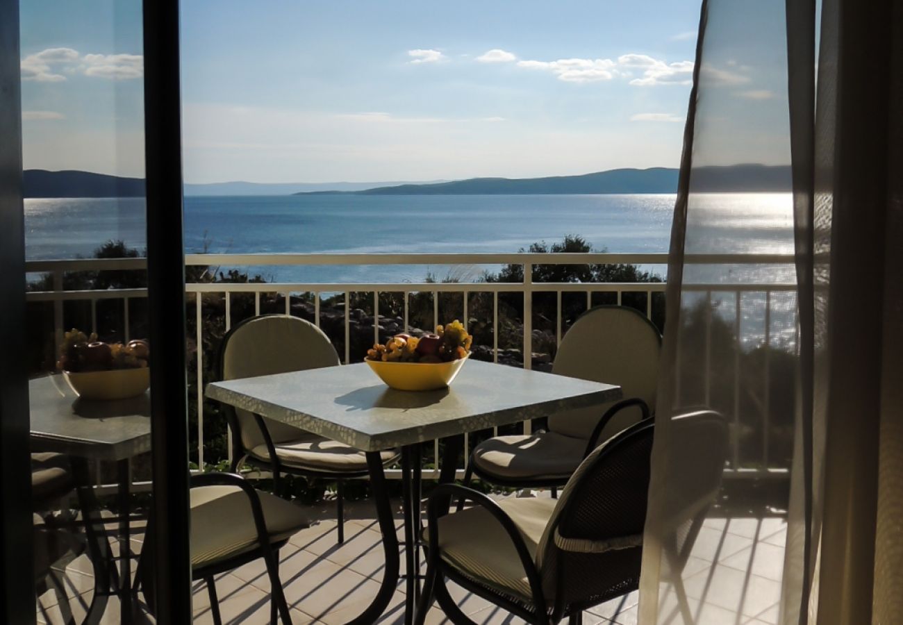 Ferienwohnung in Baška Voda - Ferienwohnung in Baška Voda mit Meerblick, Balkon, Klimaanlage, W-LAN (3785-1)