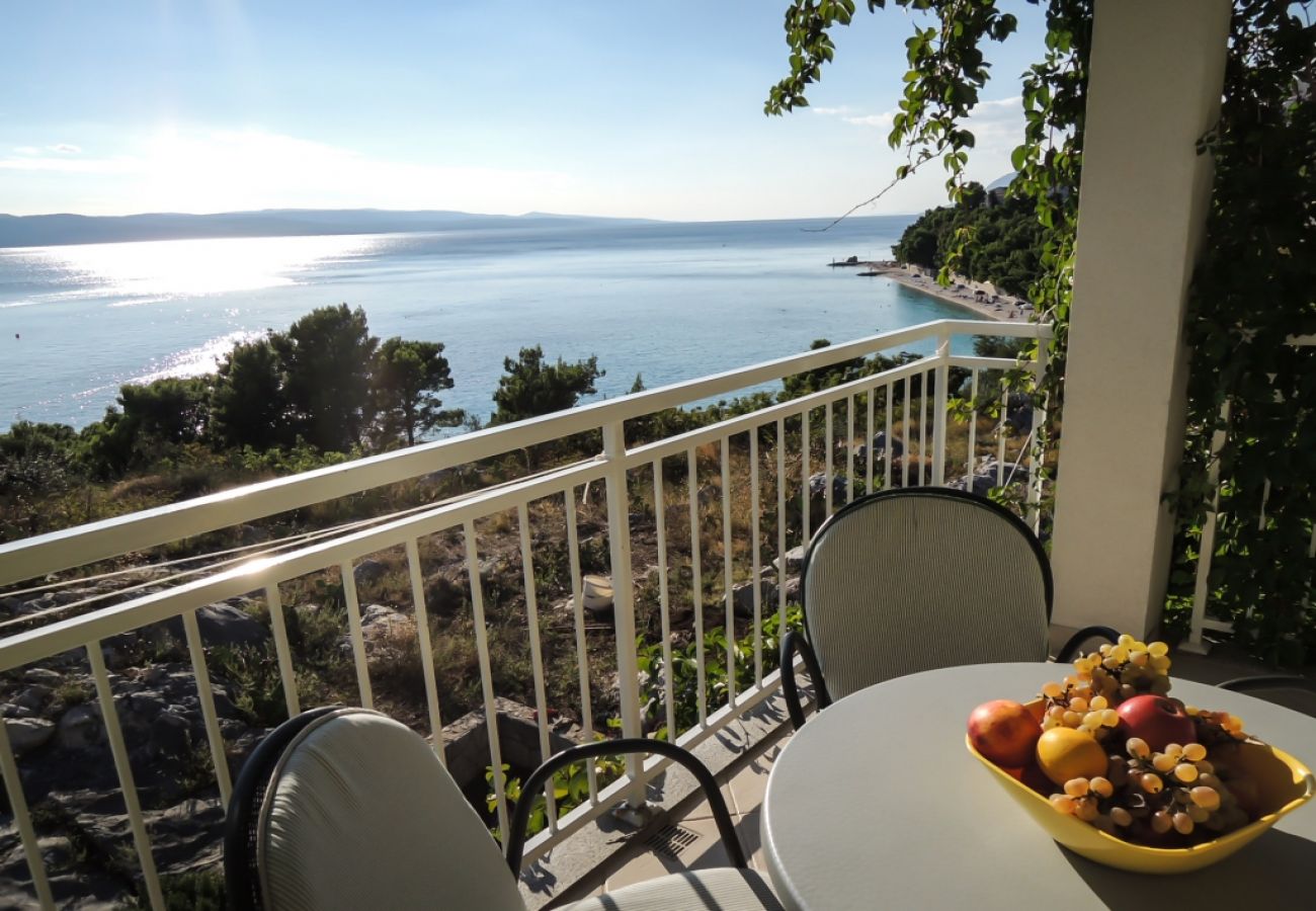 Ferienwohnung in Baška Voda - Ferienwohnung in Baška Voda mit Meerblick, Terrasse, Klimaanlage, W-LAN (3785-2)