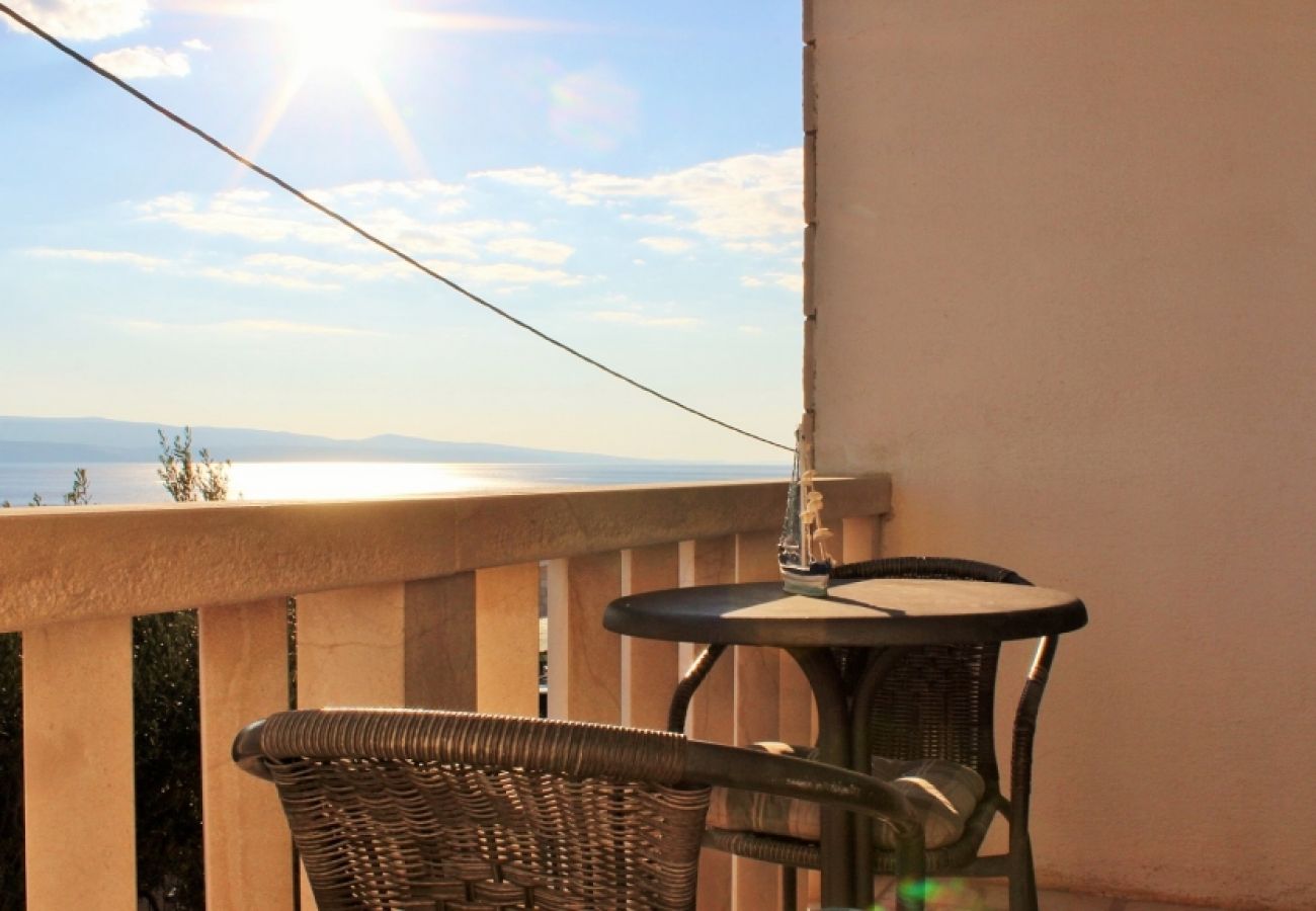 Ferienwohnung in Pisak - Ferienwohnung in Pisak mit Meerblick, Terrasse, Klimaanlage, W-LAN (3817-1)