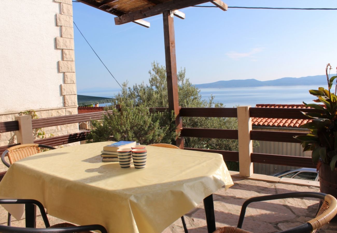 Ferienwohnung in Pisak - Ferienwohnung in Pisak mit Meerblick, Terrasse, Klimaanlage, W-LAN (3817-2)