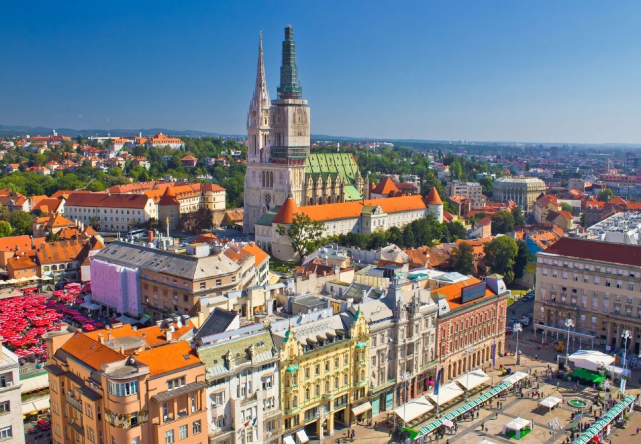 Ferienwohnung in Zagreb - Ferienwohnung in Zagreb mit Terrasse, Klimaanlage, W-LAN, Waschmaschine (3798-1)