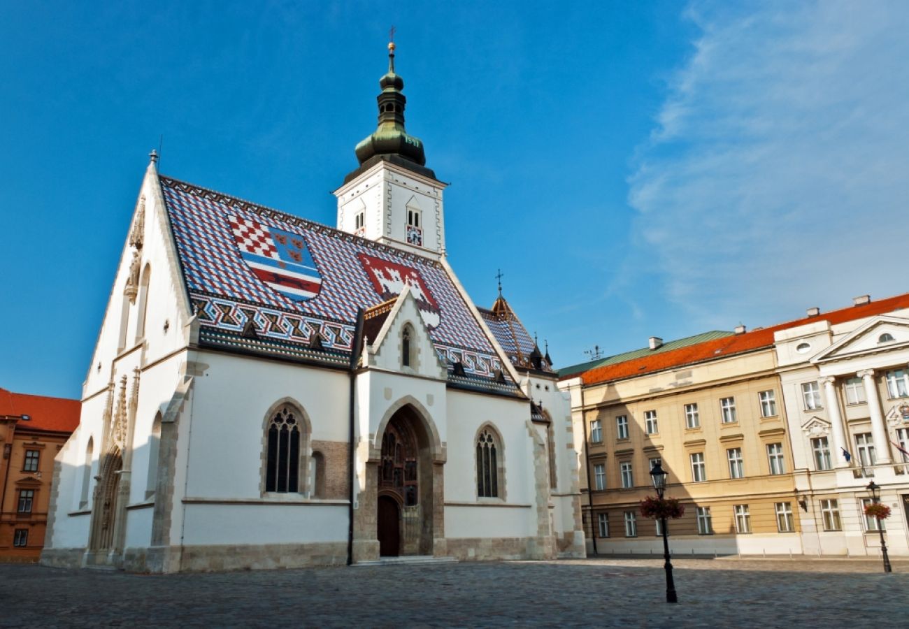 Ferienwohnung in Zagreb - Ferienwohnung in Zagreb mit Terrasse, Klimaanlage, W-LAN, Waschmaschine (3798-1)