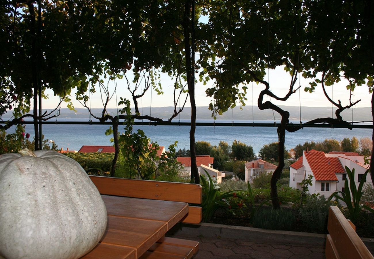 Ferienwohnung in Duce - Ferienwohnung in Duće mit Meerblick, Balkon, Klimaanlage, W-LAN (4167-1)