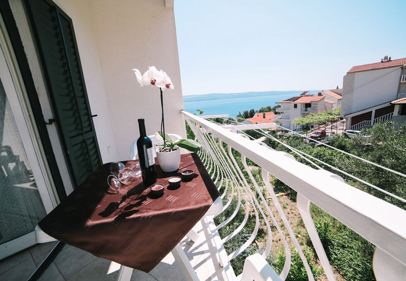 Ferienwohnung in Duce - Ferienwohnung in Duće mit Meerblick, Balkon, Klimaanlage, W-LAN (4167-4)