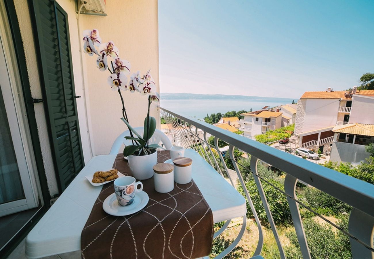 Ferienwohnung in Duce - Ferienwohnung in Duće mit Meerblick, Balkon, Klimaanlage, W-LAN (4167-8)