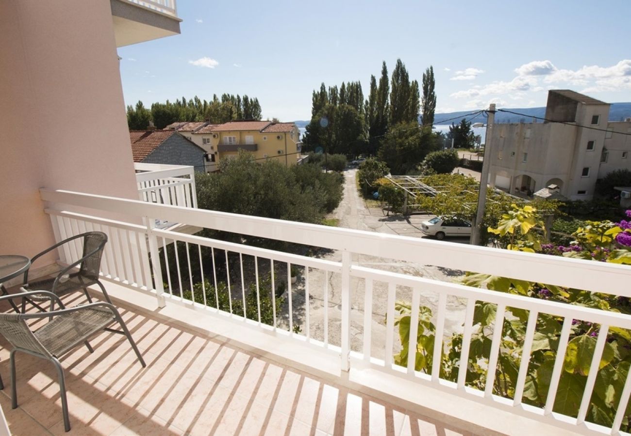 Ferienwohnung in Duce - Ferienwohnung in Duće mit Meerblick, Balkon, Klimaanlage, W-LAN (4172-1)