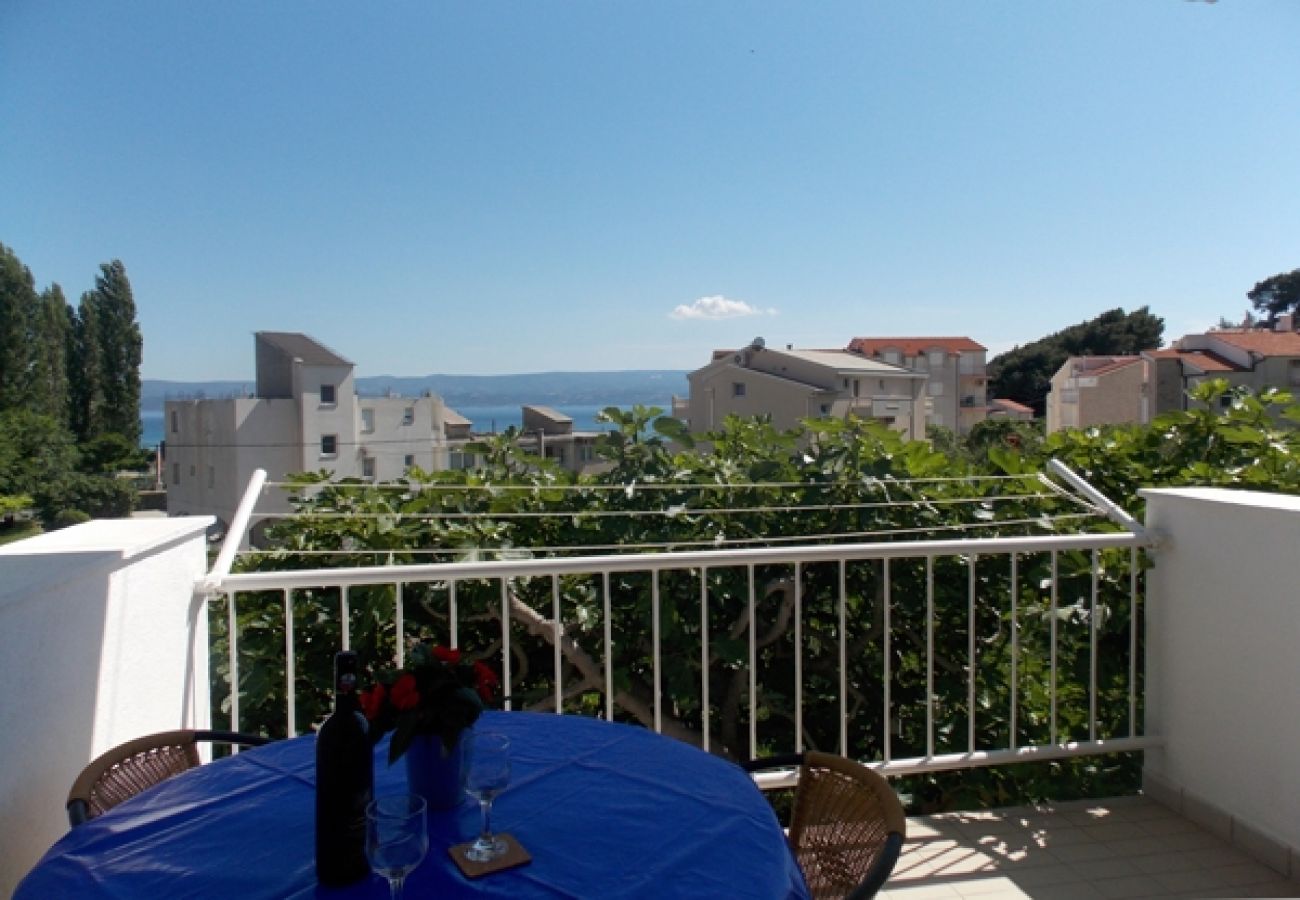 Ferienwohnung in Duce - Ferienwohnung in Duće mit Meerblick, Balkon, Klimaanlage, W-LAN (4174-1)