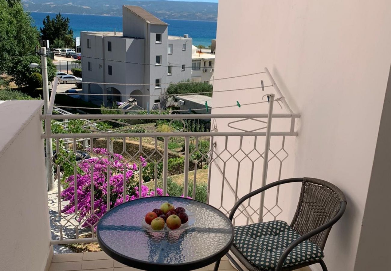 Ferienwohnung in Duce - Ferienwohnung in Duće mit Meerblick, Balkon, Klimaanlage, W-LAN (4174-7)