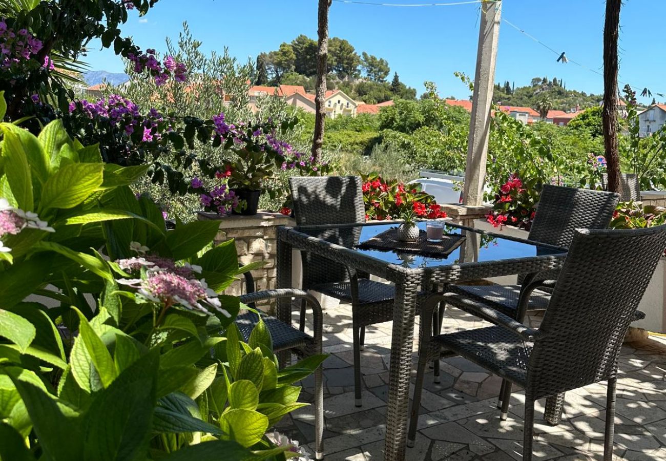 Ferienwohnung in Trpanj - Ferienwohnung in Trpanj mit Meerblick, Terrasse, Klimaanlage, W-LAN (4199-2)