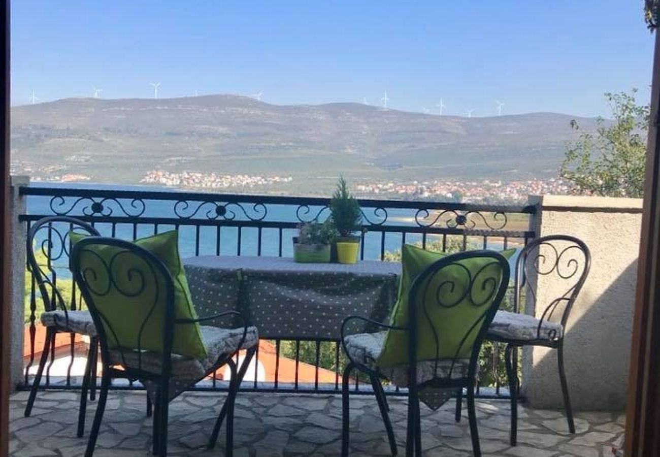 Ferienwohnung in Donji Karin - Ferienwohnung in Karin Gornji mit Meerblick, Balkon, Klimaanlage, W-LAN (4207-2)