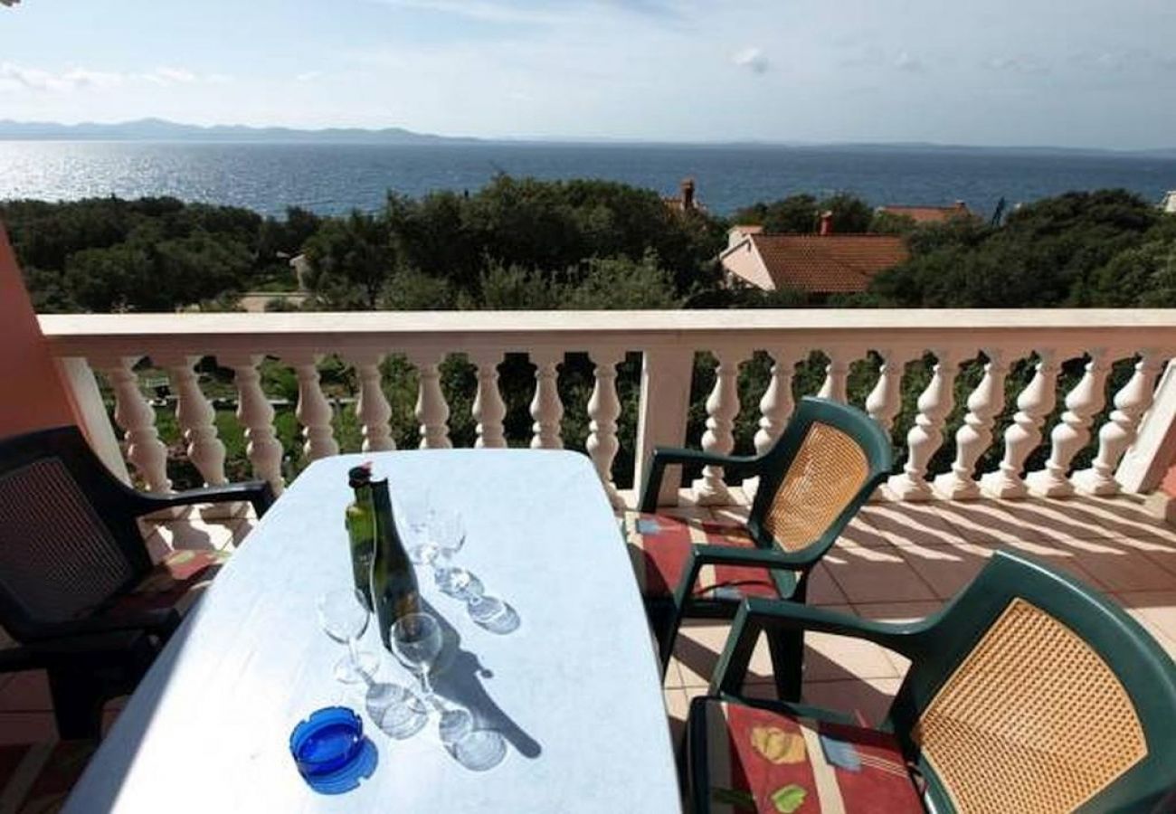 Ferienwohnung in Kožino - Ferienwohnung in Kožino mit Meerblick, Balkon, Klimaanlage, W-LAN (4262-1)