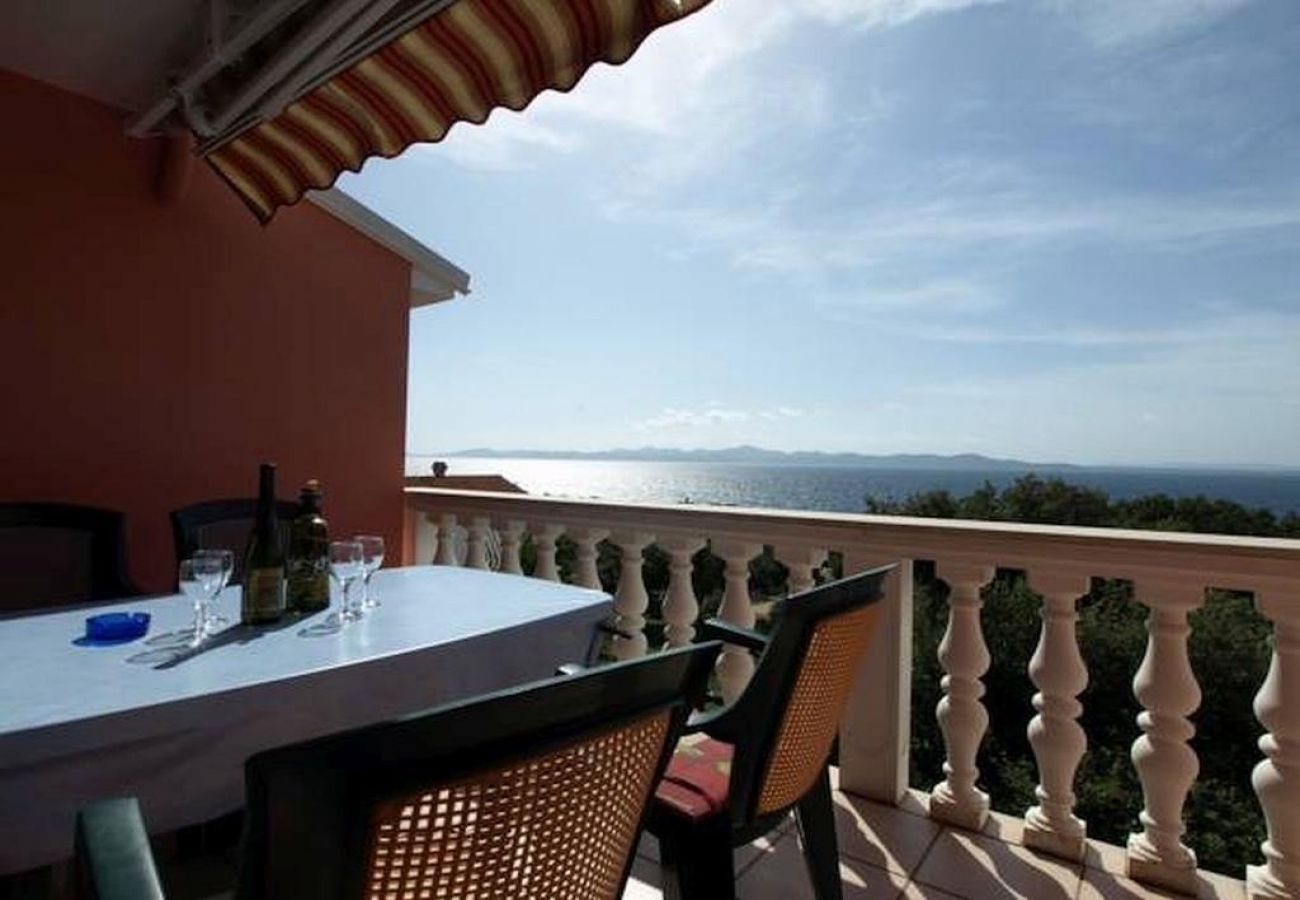 Ferienwohnung in Kožino - Ferienwohnung in Kožino mit Meerblick, Balkon, Klimaanlage, W-LAN (4262-1)