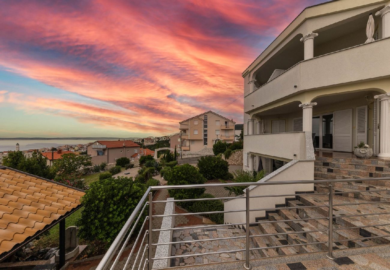 Ferienwohnung in Crikvenica - Ferienwohnung in Crikvenica mit Meerblick, Terrasse, Klimaanlage, W-LAN (4267-1)