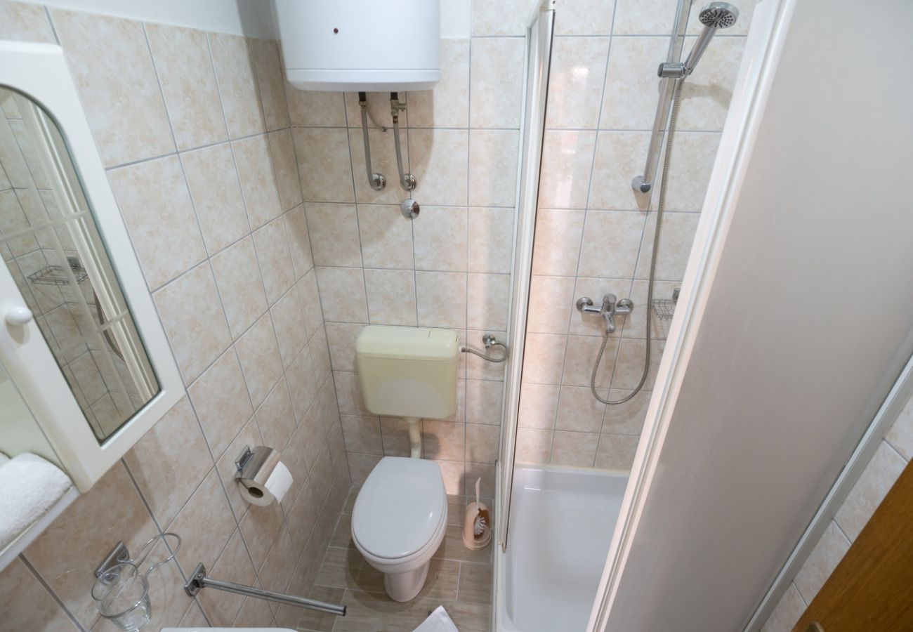 Ferienwohnung in Privlaka - Ferienwohnung in Privlaka mit Meerblick, Balkon, Klimaanlage, W-LAN (3598-2)