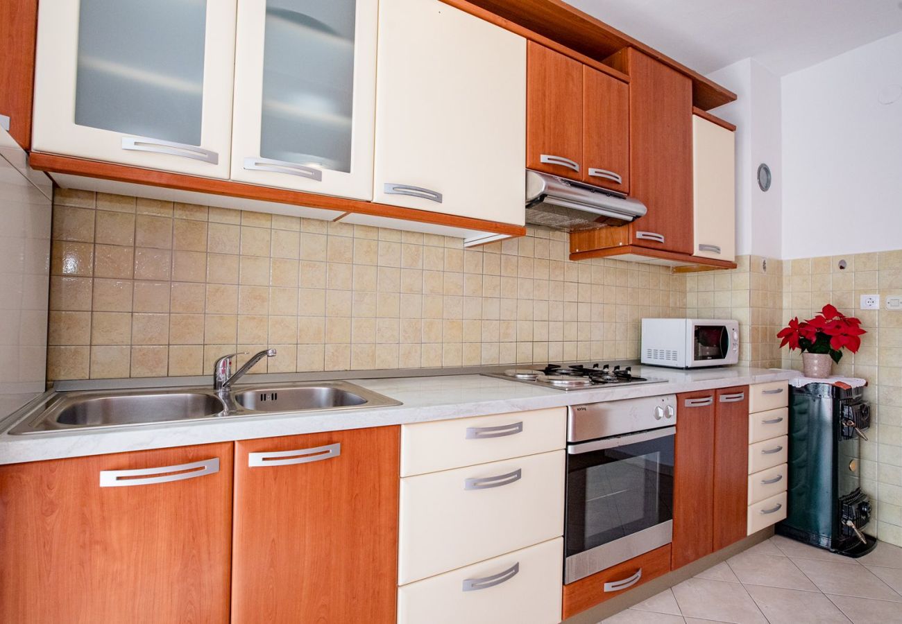 Ferienwohnung in Lopar - Ferienwohnung in Lopar mit Terrasse, Klimaanlage, W-LAN, Waschmaschine (4360-3)