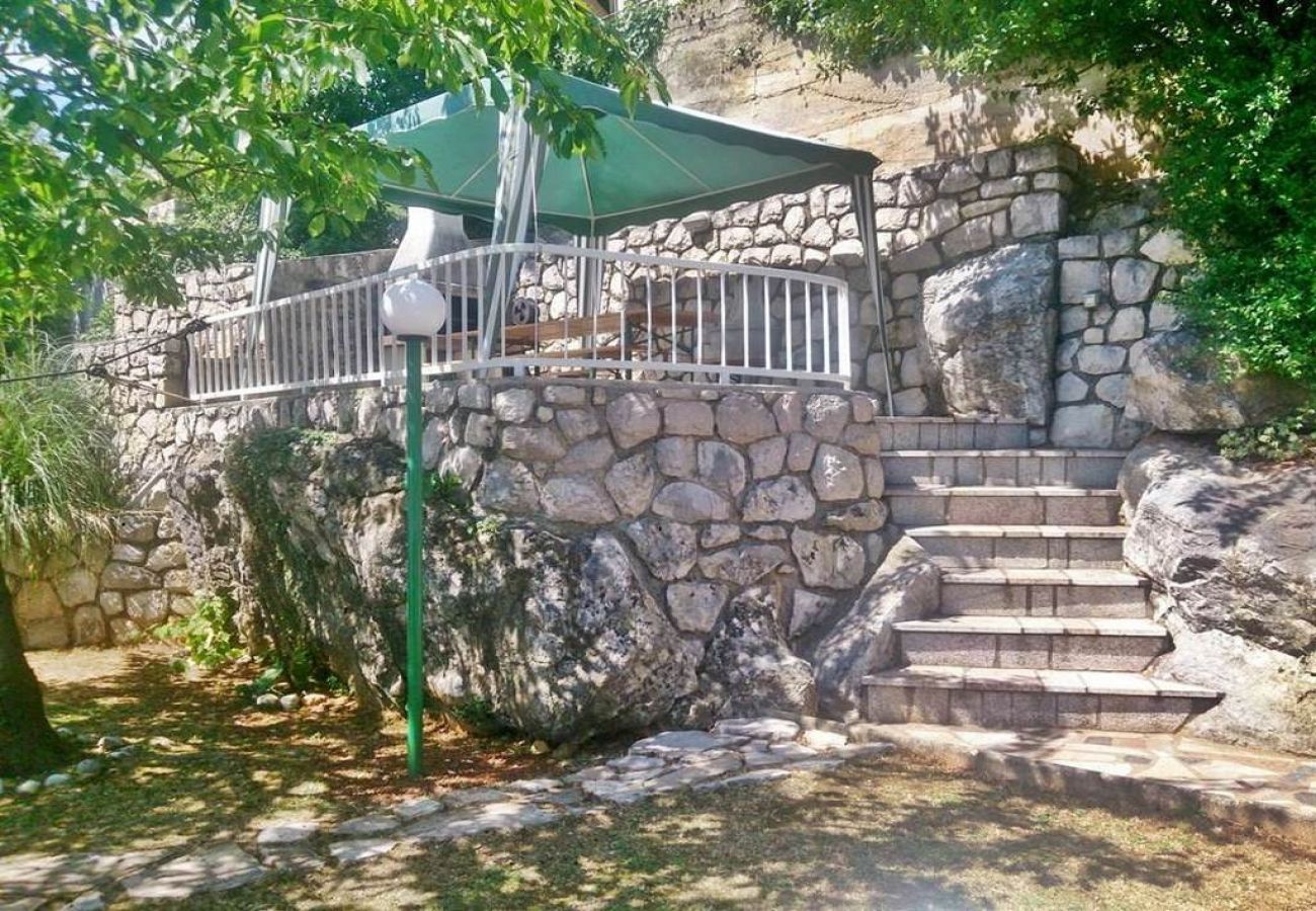 Ferienwohnung in Mošcenicka Draga - Ferienwohnung in Mošćenička Draga mit Meerblick, Terrasse, Klimaanlage, W-LAN (4364-5)