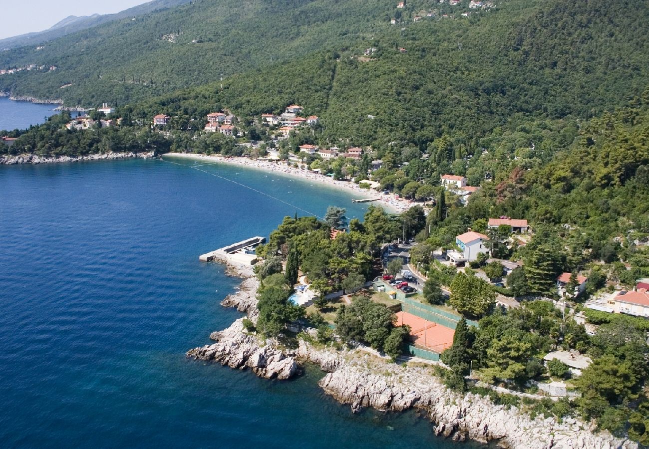 Ferienwohnung in Mošcenicka Draga - Ferienwohnung in Mošćenička Draga mit Meerblick, Terrasse, Klimaanlage, W-LAN (4364-5)