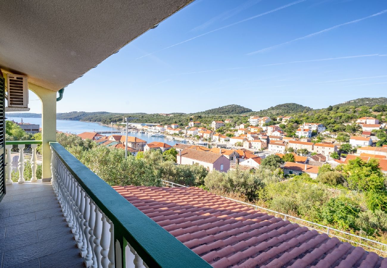 Ferienwohnung in Sali - Ferienwohnung in Sali mit Meerblick, Balkon, Klimaanlage, W-LAN (4413-2)