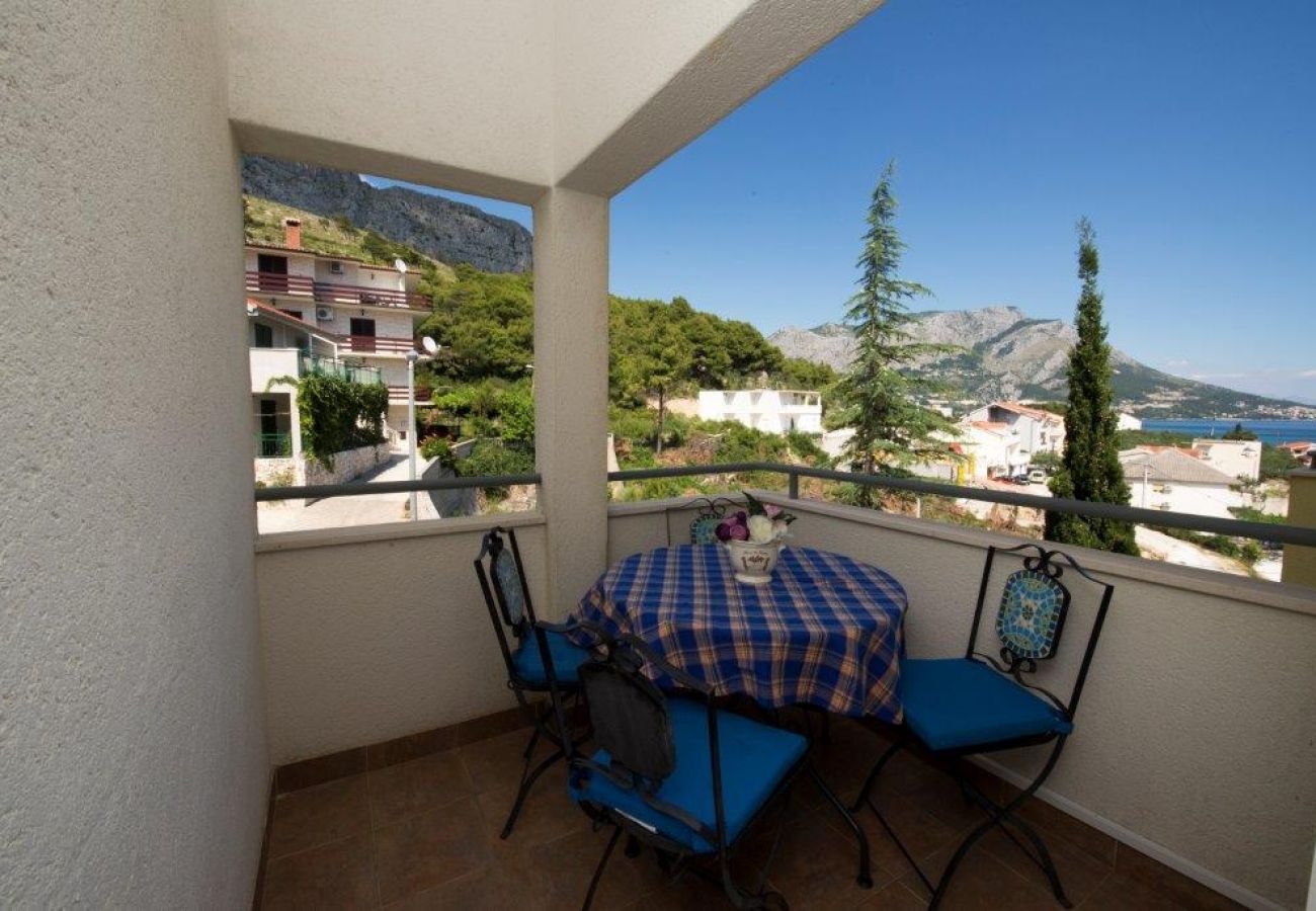 Ferienwohnung in Duce - Ferienwohnung in Duće mit Meerblick, Balkon, Klimaanlage, W-LAN (132-3)