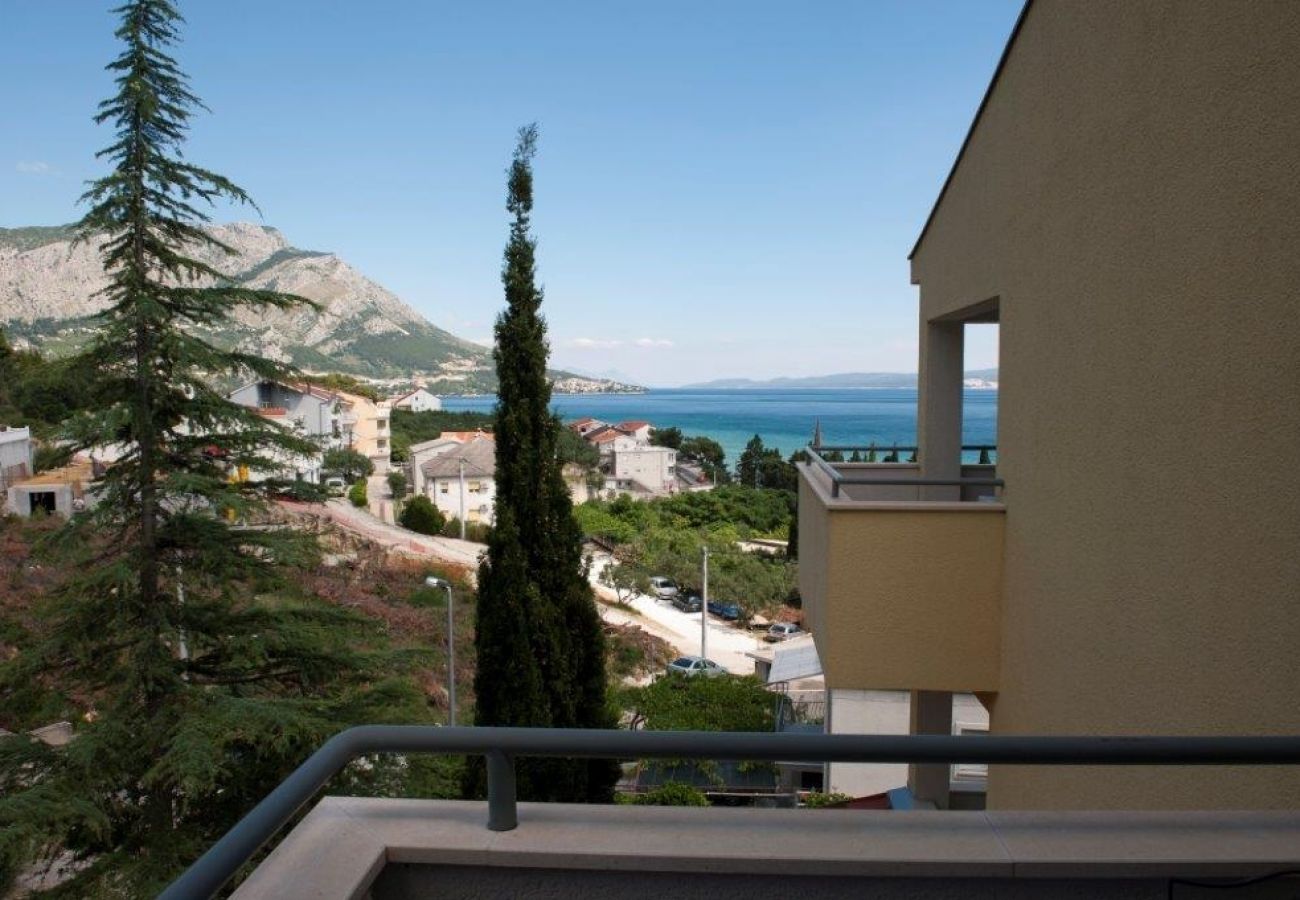 Ferienwohnung in Duce - Ferienwohnung in Duće mit Meerblick, Balkon, Klimaanlage, W-LAN (132-3)