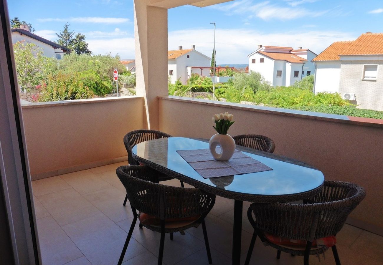 Ferienwohnung in Punat - Ferienwohnung in Punat mit Loggia, Klimaanlage, W-LAN, Waschmaschine (4534-1)