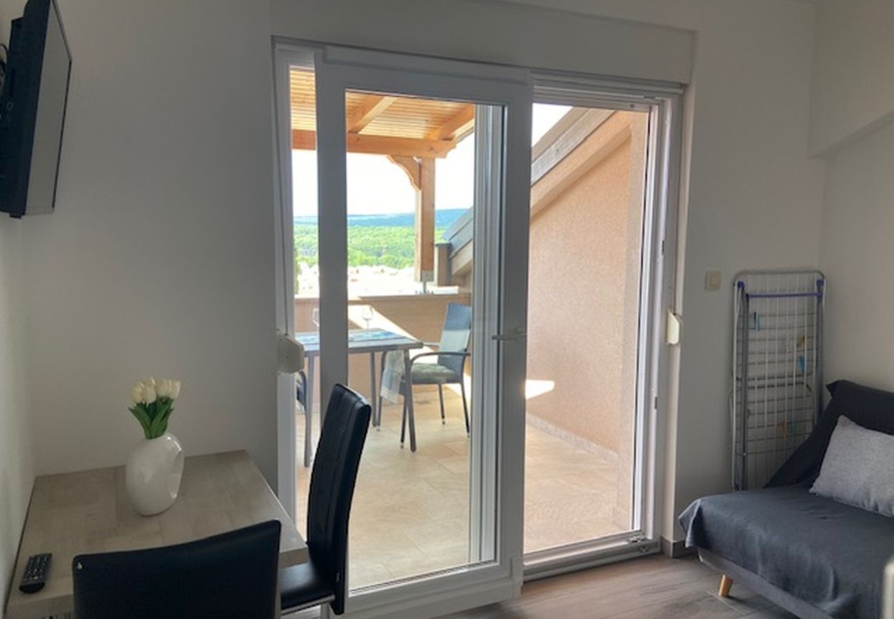 Ferienwohnung in Punat - Ferienwohnung in Punat mit Meerblick, Terrasse, Klimaanlage, W-LAN (4534-2)