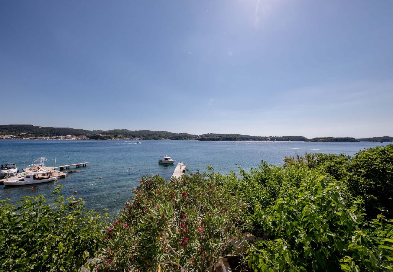 Ferienwohnung in Supetarska Draga - Ferienwohnung in Supetarska Draga mit Meerblick, Balkon, Klimaanlage, W-LAN (4551-1)