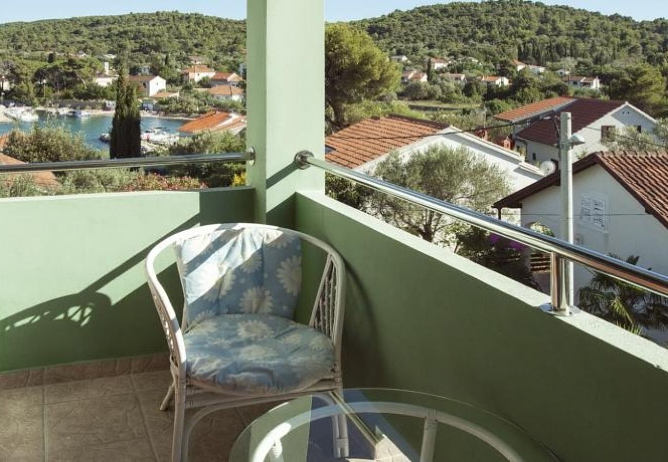 Ferienwohnung in Ždrelac - Ferienwohnung in Ždrelac mit Meerblick, Loggia, Klimaanlage, W-LAN (4565-1)