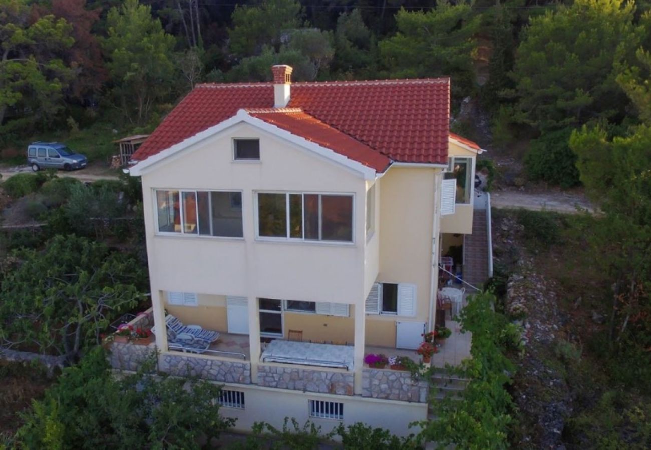 Ferienwohnung in Preko - Ferienwohnung in Preko mit Meerblick, Terrasse, Klimaanlage, W-LAN (4574-1)