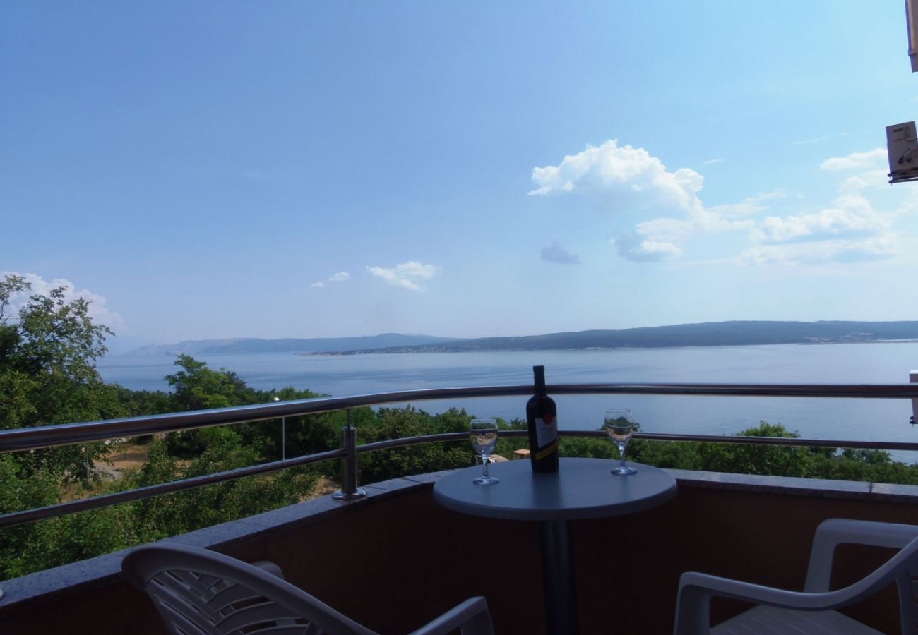 Ferienwohnung in Dramalj - Ferienwohnung in Dramalj mit Meerblick, Balkon, Klimaanlage, W-LAN (4623-1)