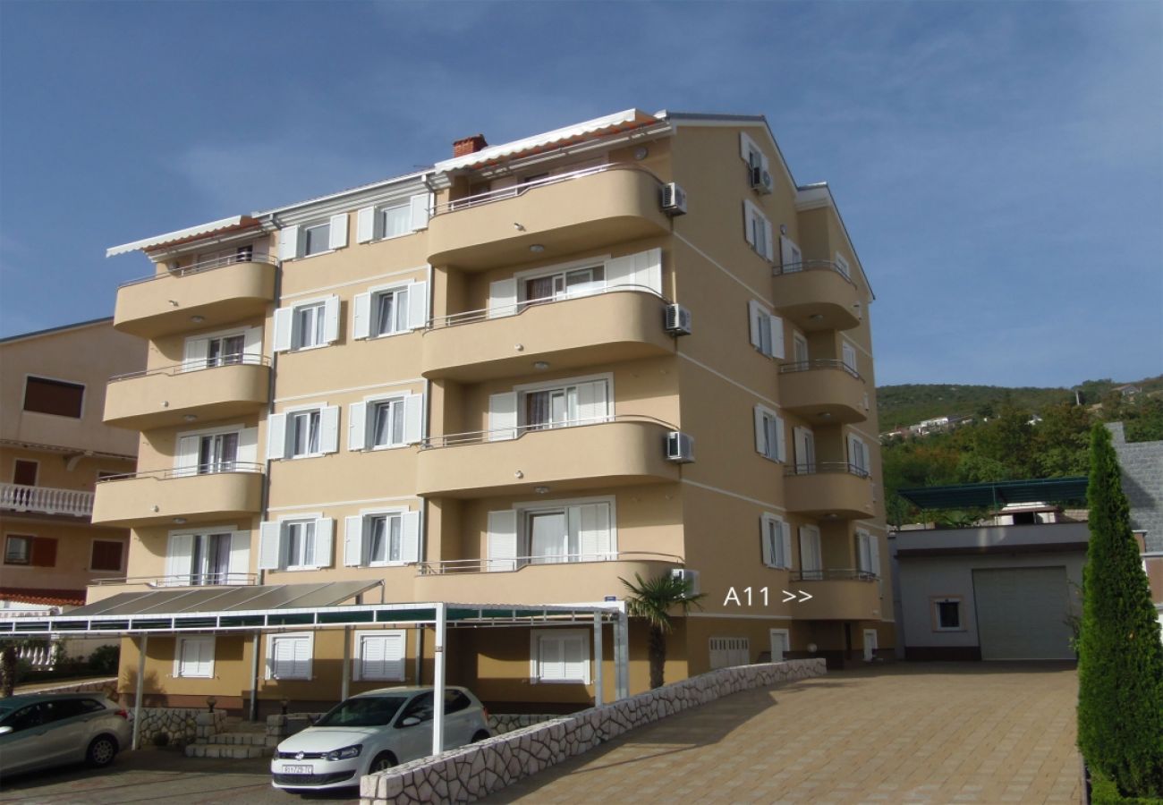 Ferienwohnung in Dramalj - Ferienwohnung in Dramalj mit Meerblick, Balkon, Klimaanlage, W-LAN (4623-1)