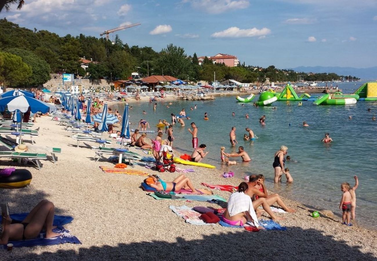 Ferienwohnung in Crikvenica - Ferienwohnung in Crikvenica mit Meerblick, Terrasse, Klimaanlage, W-LAN (4628-55)