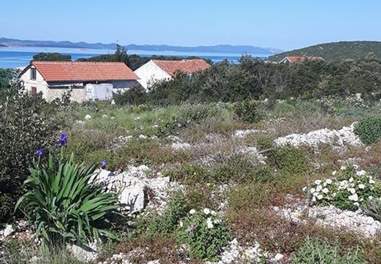 Ferienhaus in Pašman - Robinsonhaus in Pašman mit Meerblick, Terrasse, Klimaanlage, W-LAN (4654-1)