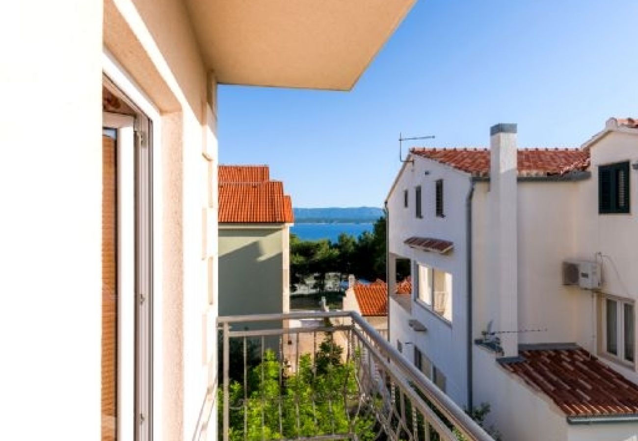 Ferienwohnung in Bol - Ferienwohnung in Bol mit Meerblick, Balkon, Klimaanlage, W-LAN (5217-8)