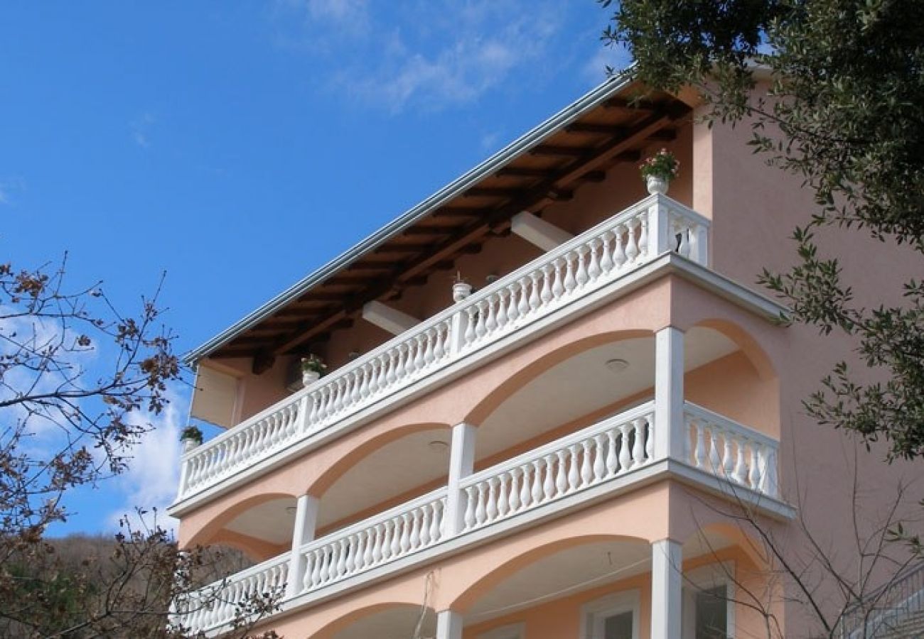 Ferienwohnung in Mošcenicka Draga - Ferienwohnung in Mošćenička Draga mit Meerblick, Loggia, Klimaanlage, W-LAN (4772-1)