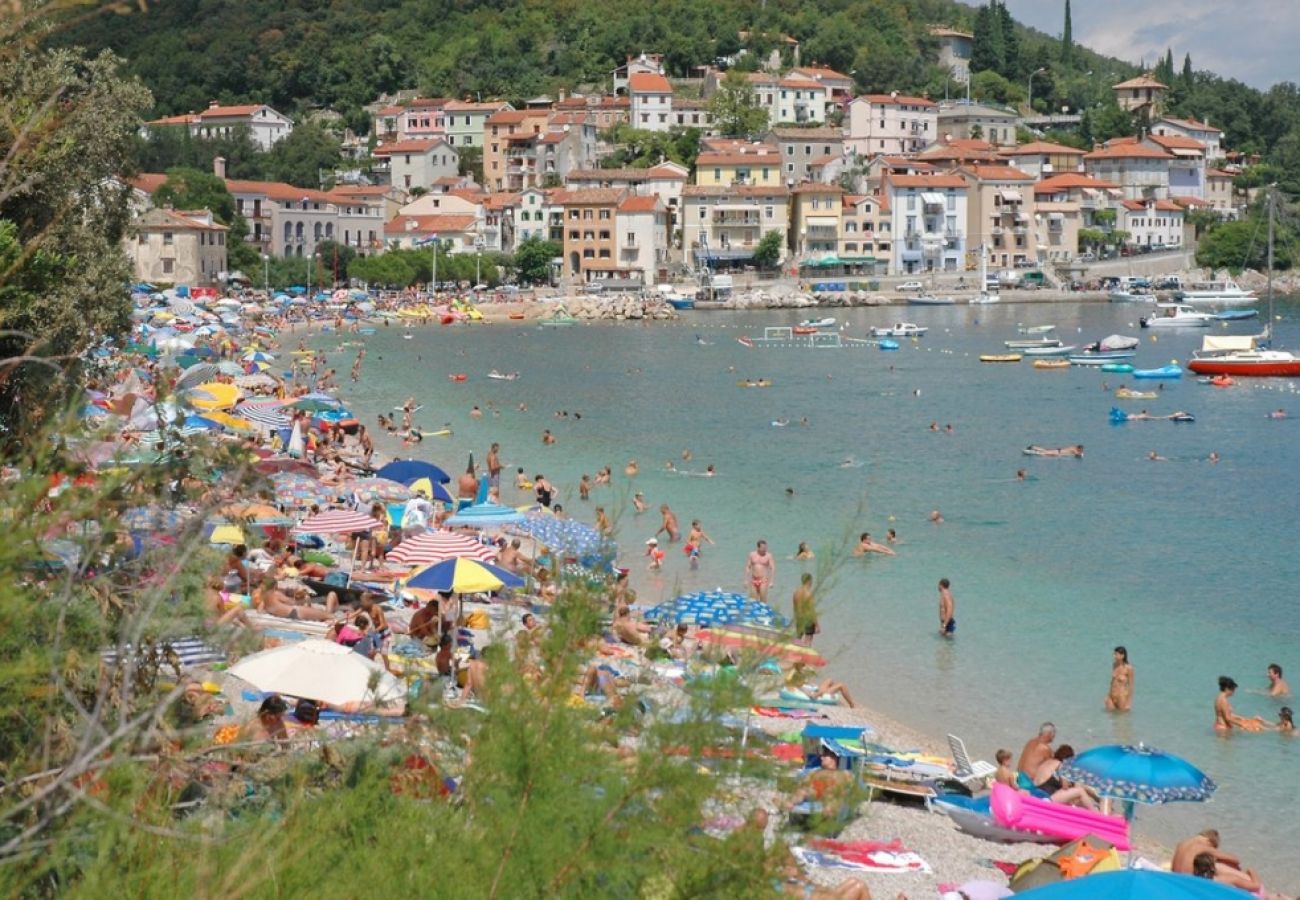 Ferienwohnung in Mošcenicka Draga - Ferienwohnung in Mošćenička Draga mit Meerblick, Loggia, Klimaanlage, W-LAN (4772-1)