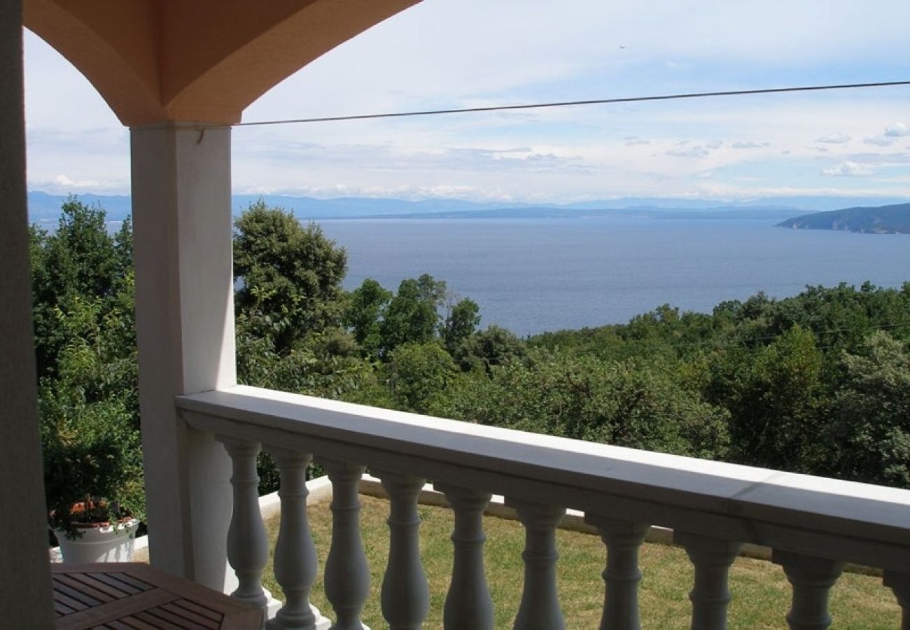 Ferienwohnung in Mošcenicka Draga - Ferienwohnung in Mošćenička Draga mit Meerblick, Loggia, Klimaanlage, W-LAN (4772-1)