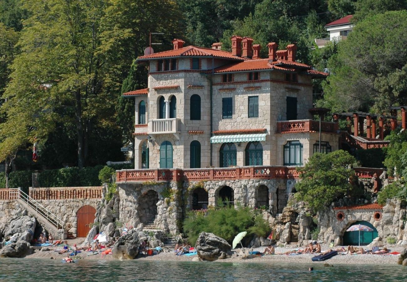 Ferienwohnung in Mošcenicka Draga - Ferienwohnung in Mošćenička Draga mit Meerblick, Loggia, Klimaanlage, W-LAN (4772-1)