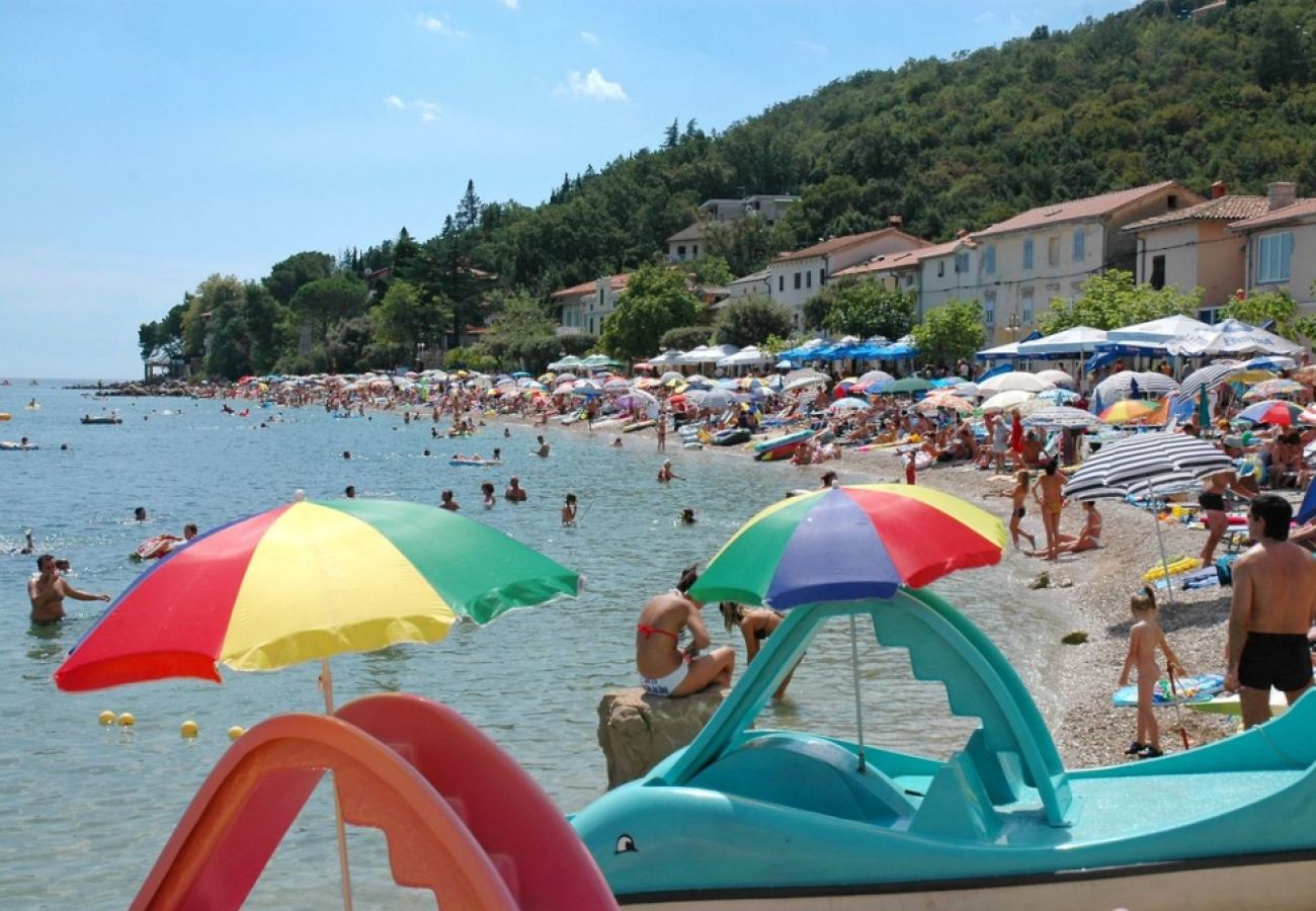 Ferienwohnung in Mošcenicka Draga - Ferienwohnung in Mošćenička Draga mit Meerblick, Loggia, Klimaanlage, W-LAN (4772-1)