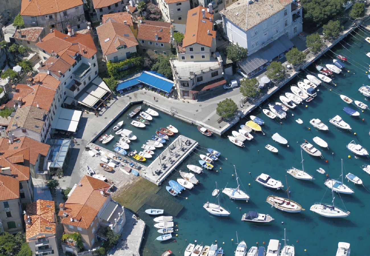 Ferienwohnung in Mošcenicka Draga - Ferienwohnung in Mošćenička Draga mit Meerblick, Loggia, Klimaanlage, W-LAN (4772-1)