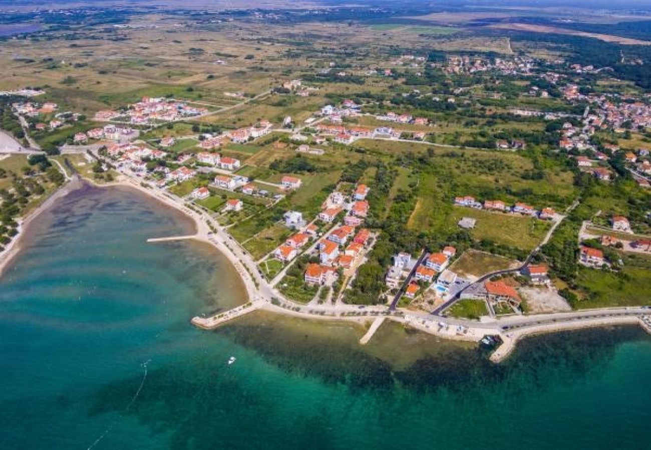 Ferienwohnung in Nin - Ferienwohnung in Zaton (Zadar) mit Meerblick, Terrasse, Klimaanlage, W-LAN (4814-1)