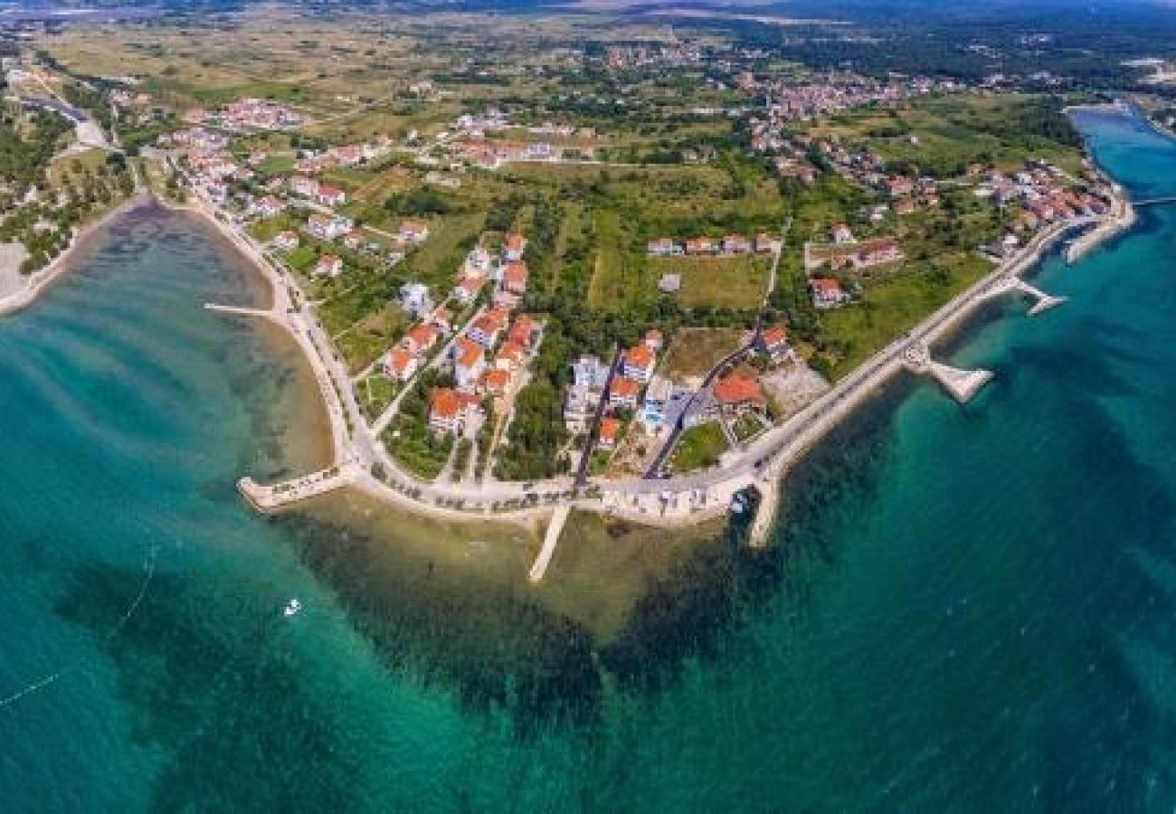 Ferienwohnung in Nin - Ferienwohnung in Zaton (Zadar) mit Meerblick, Terrasse, Klimaanlage, W-LAN (4814-1)