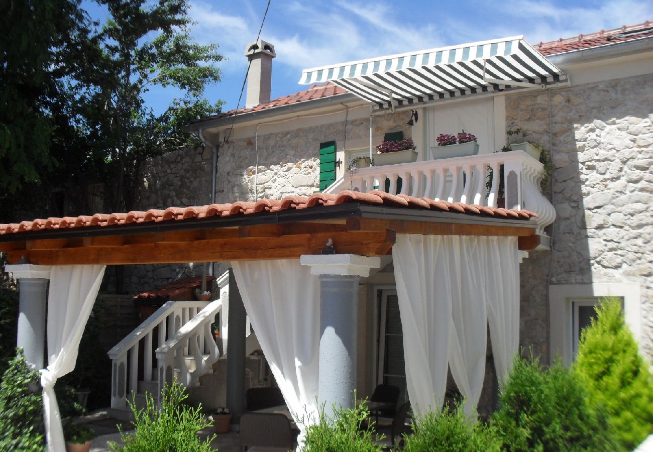 Ferienwohnung in Nin - Ferienwohnung in Zaton (Zadar) mit Terrasse, Klimaanlage, W-LAN, Waschmaschine (4828-1)