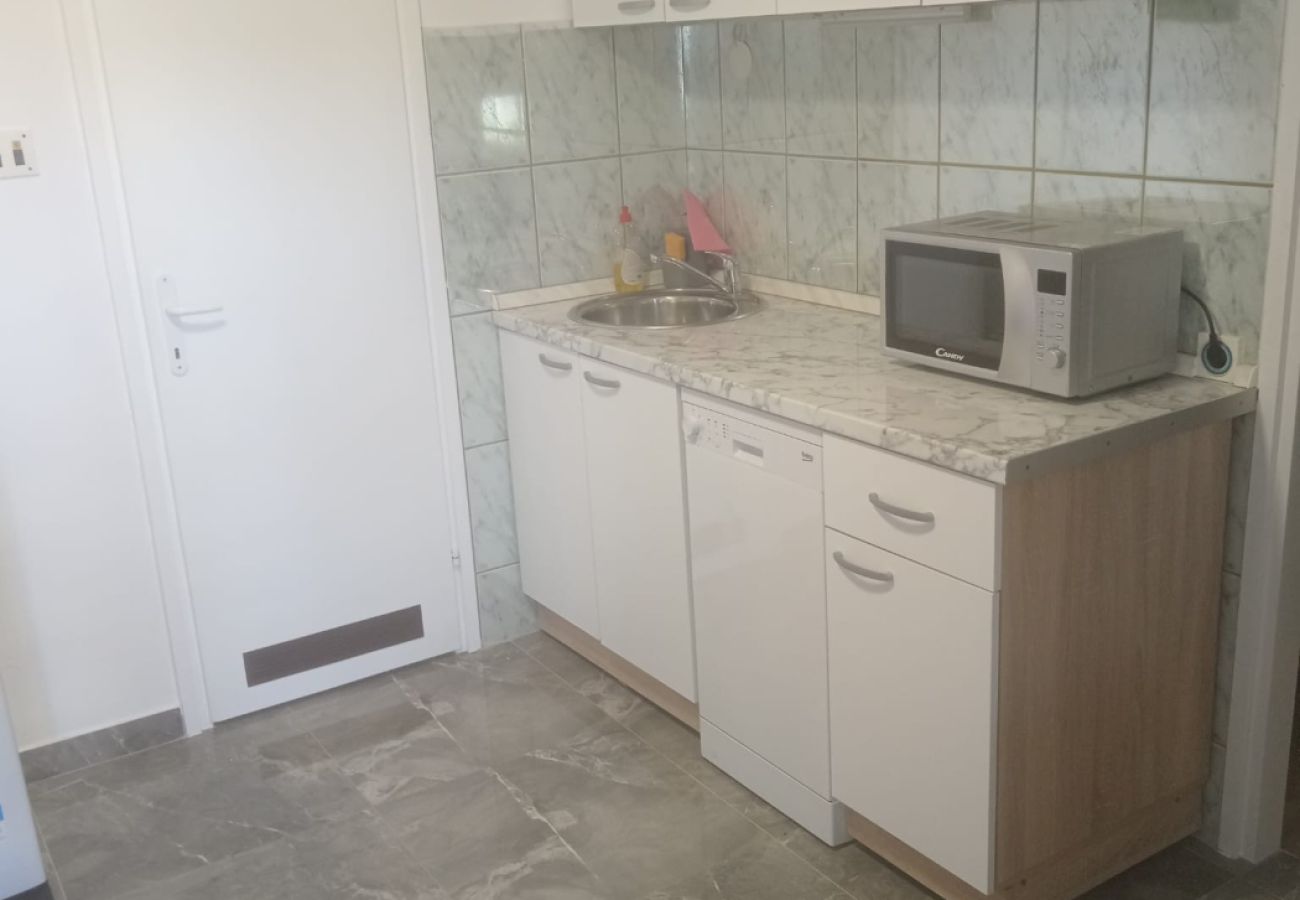Ferienwohnung in Ždrelac - Ferienwohnung in Ždrelac mit Balkon, Klimaanlage, W-LAN, Spülmaschine (4834-3)