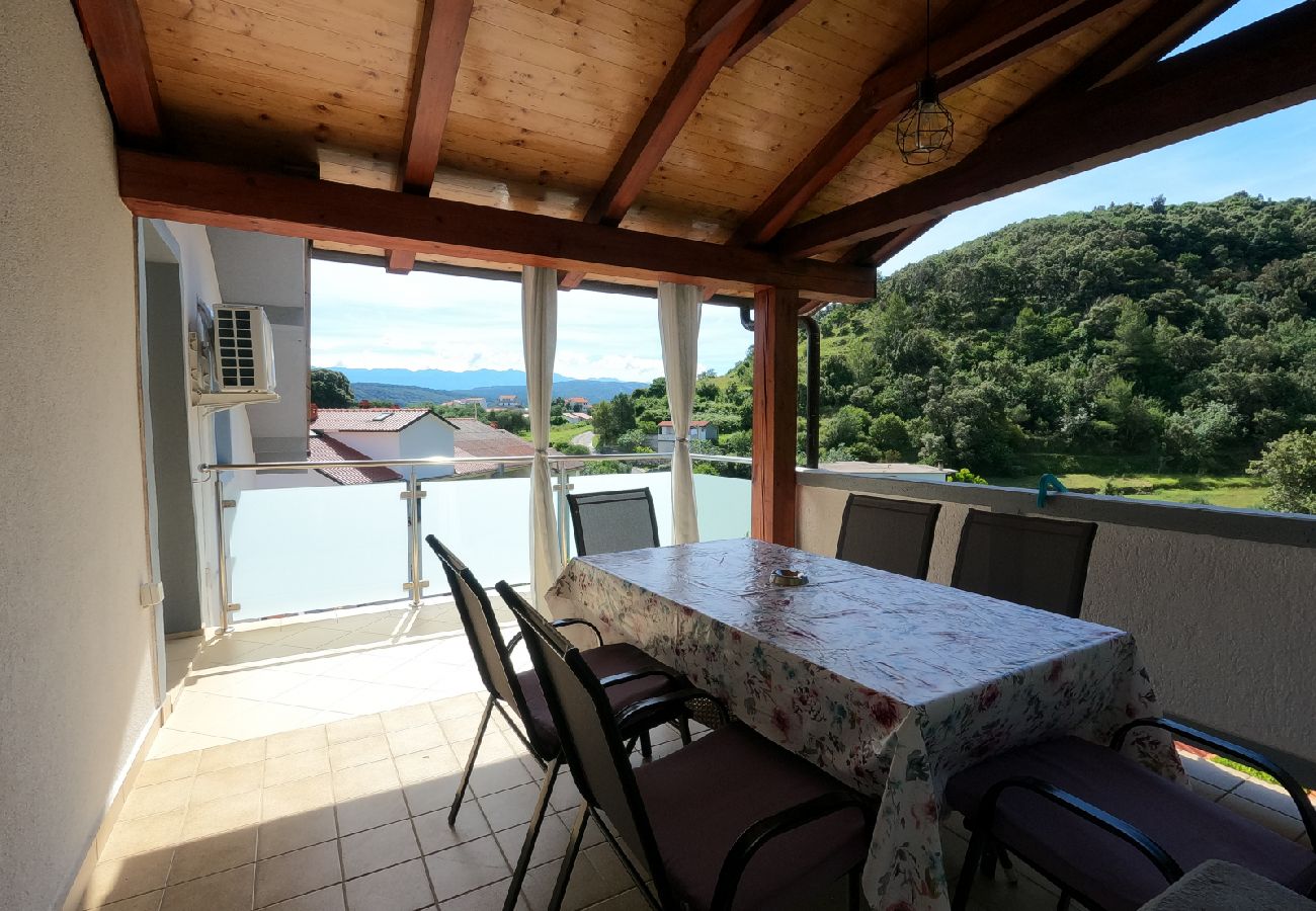 Ferienwohnung in Supetarska Draga - Ferienwohnung in Supetarska Draga mit Meerblick, Balkon, Klimaanlage, W-LAN (4861-1)